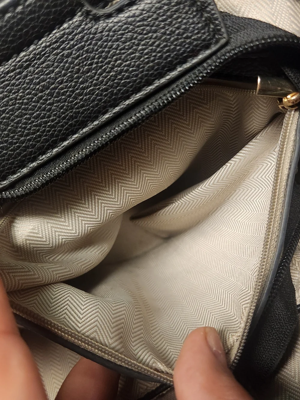 Black Women's Leather Backpack Purse